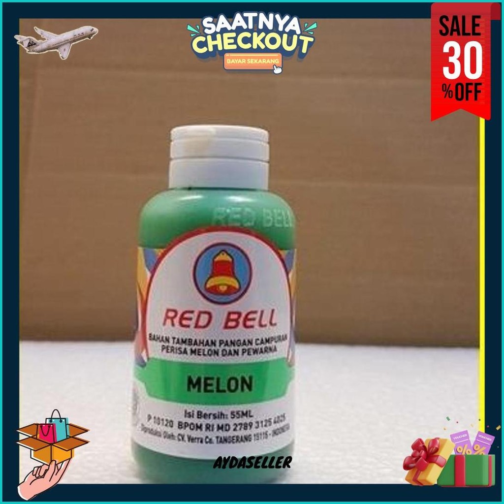 

Pewarna Dan Perisa Red Bell Rasa Melon 55Ml/Red Bell/Sumbo Red Bell Terlaris
