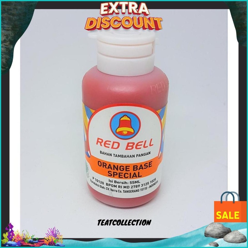

Perasa Dan Pewarna Red Bell Rasa Orange Base Special 55Ml Termurah Banget