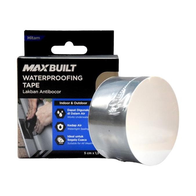 

Sale Azko Maxbuilt 5 Cmx1.5 Mtr Isolasi Tahan Air Pe - Hitam Isolasi Lakban Perekat Waterproof Tambalan Bocor Tape Anti Air
