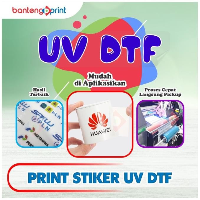 Sale Stiker Uv Dtf | Print Stiker Timbul Uv Dtf