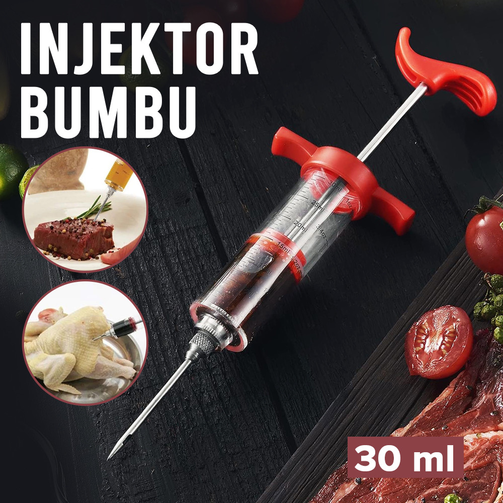 

Delidge Injektor Bumbu Marinasi Daging BBQ Seasoning Injector - HC117 Original 99 Engine