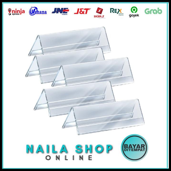 

Papan Nama Meja 7X25 Cm Akrilik 2 Sisi Acrylic Name Plate Tag Acrylic
