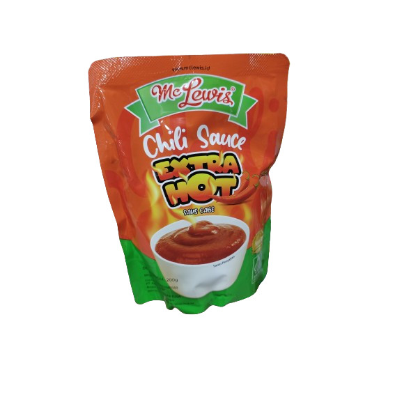 

200gr mc lewis chilli sauce extra hot saus cabe