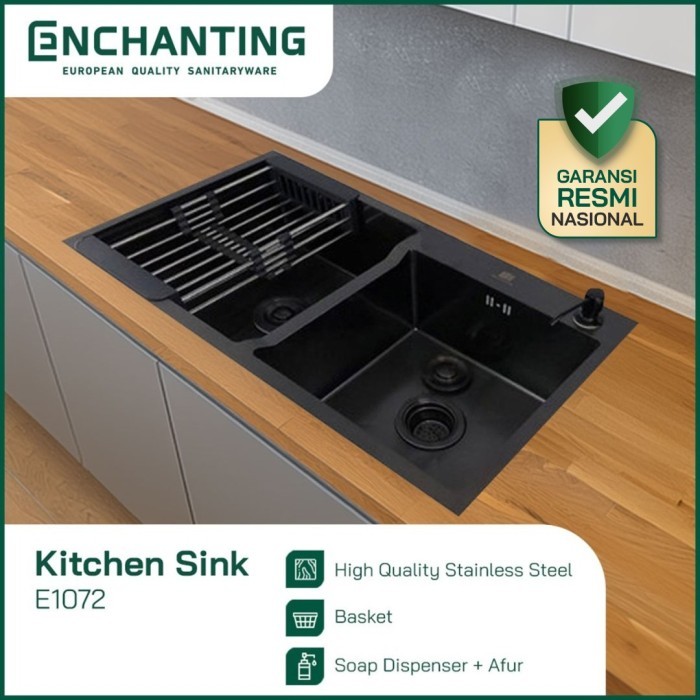 bak cuci piring stainless Europe Enchanting minimalist style E1072