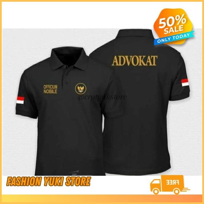 KAOS POLO SHIRT TSHIRT BAJU KERAH DISTRO ADVOKAT PENGACARA HUKUM INDONESIA LAWYER POLOS  CUSTOM PRIA