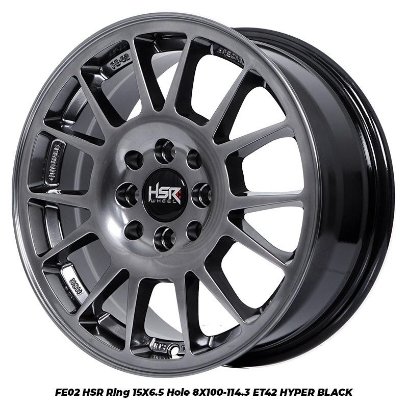 Velg Racing Hsr Fe02 Ring15 Lobang 4 Untuk Brio Satya Calya Agya Mobilio