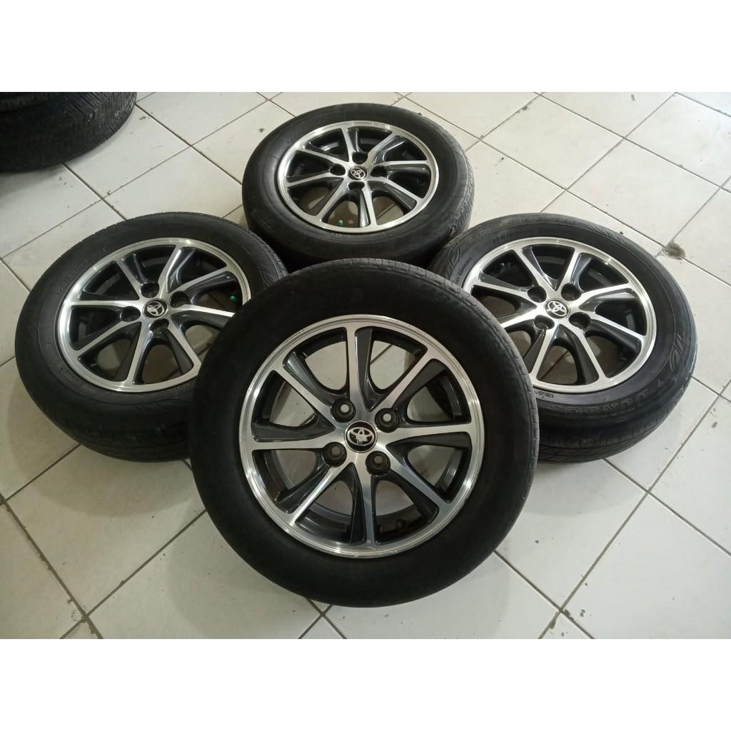 Pelek-Velg Mobil Bekas Oem Calya R14 Untuk Sigra Sirion Agya Ayla Karimun