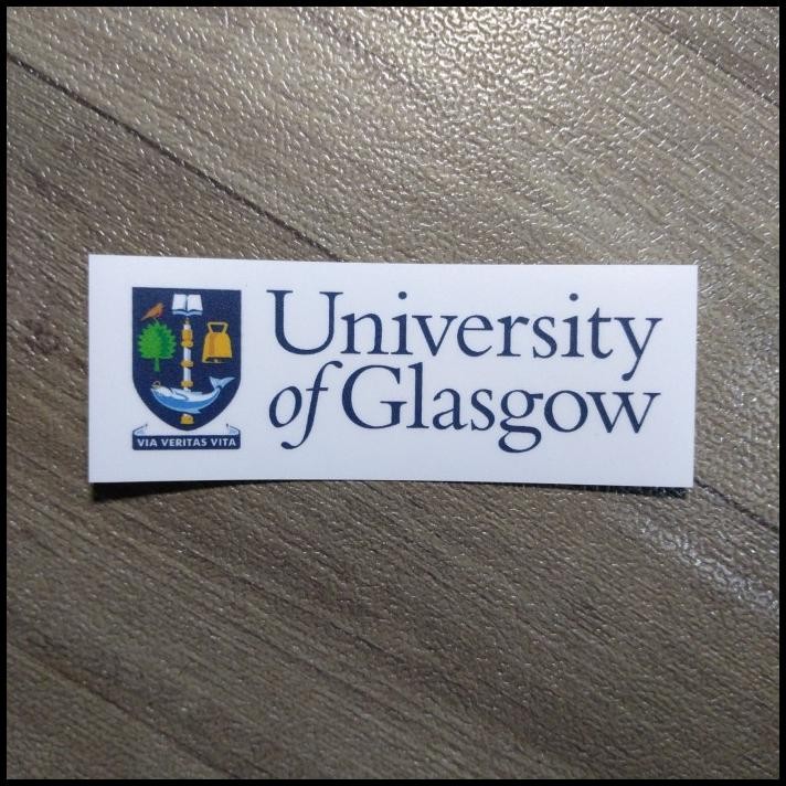 

HOT DEAL STICKER STIKER KAMPUS UNIVERSITY OF GLASGOW UK INGGRIS !!!!