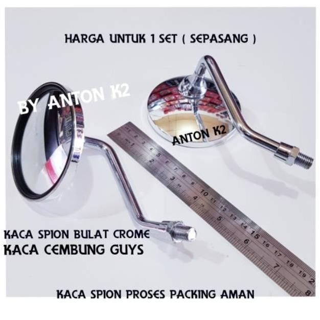 READY KACA SPION BULAT VARIASI MOTOR BEAT STREET/BEAT NEW/DELUXE/SCOOPY DLL
