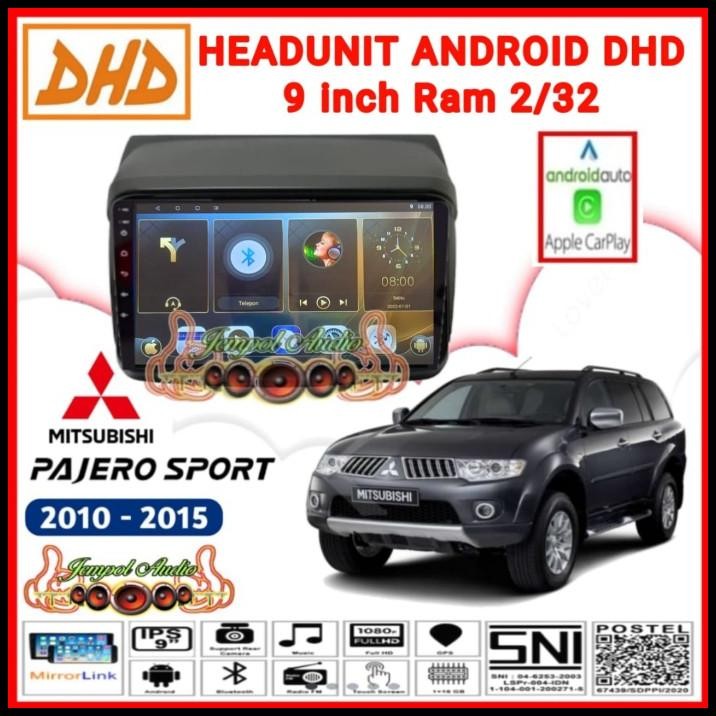 GRATIS ONGKIR HEAD UNIT ANDROID DHD 9 INCH OEM PAJERO SPORT/TRITON 2010-2014 
