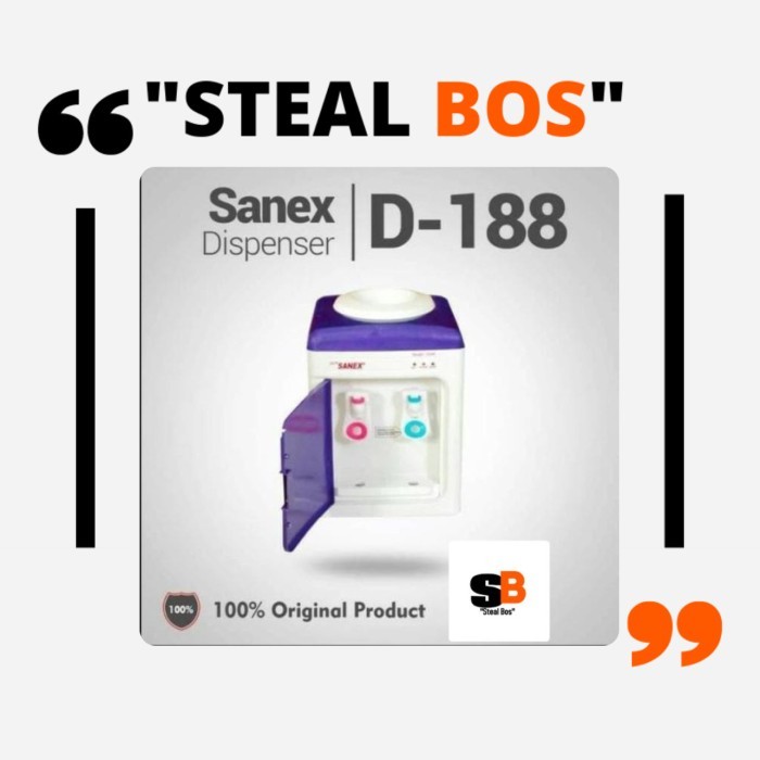SANEX D-188 DISPENSER (PANAS DAN NORMAL) + PINTU/DISPENSER SANEX D188