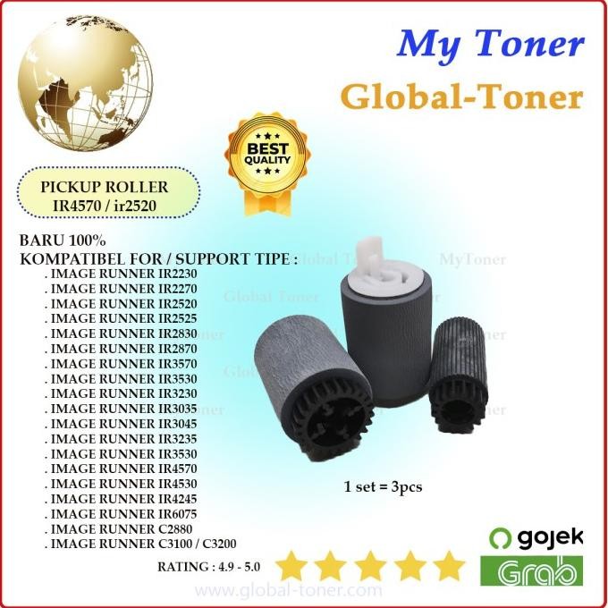 

sale! 1set pick up roller ( karet penarik kertas) compatible ir4570 ir-4570