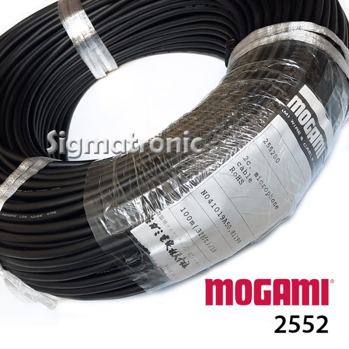 Hilmawanmall - 1-Roll Mogami 2552 Original W2552 Balanced Microphone Cable Kabel