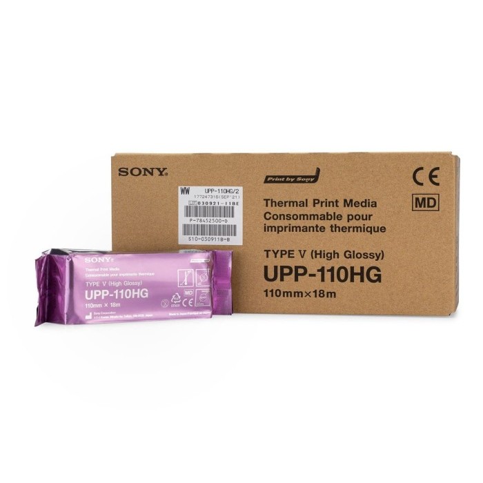 

Paper Sony UPP 110HG Type V High Glossy 3 Roll untuk Kebutuhan Klinik dan Rumah sakit