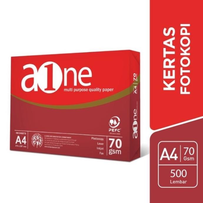 

sale! kertas hvs a-one aone a4 70 gram / kertas print fotocopy