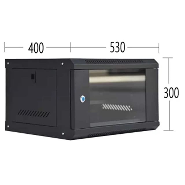 Rack Server 6U Wallmount Cabinet - Rak Lemari Server 6 U CLOSE RAK