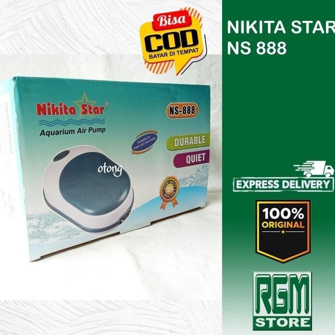 sale! nikita star ns 888 ns888 aerator 2 lubang airpump aquarium