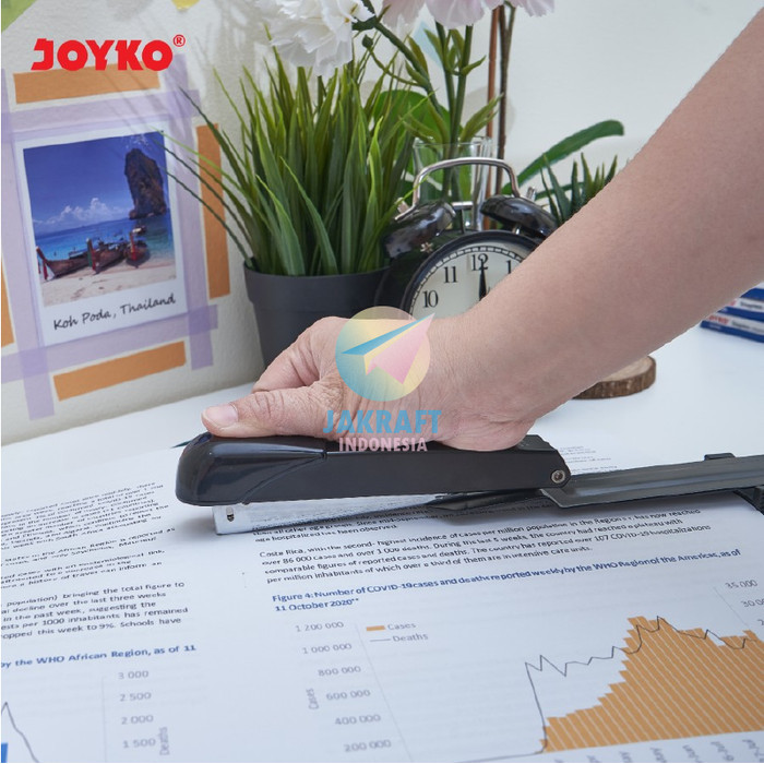 

Stapler Staples Hekter Panjang Joyko Hd-35La Jilid Tengah Buku
