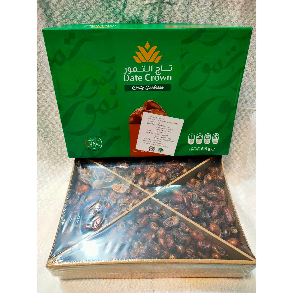 

Kurma Date Crown Khalas 5 KG Madinah 2025