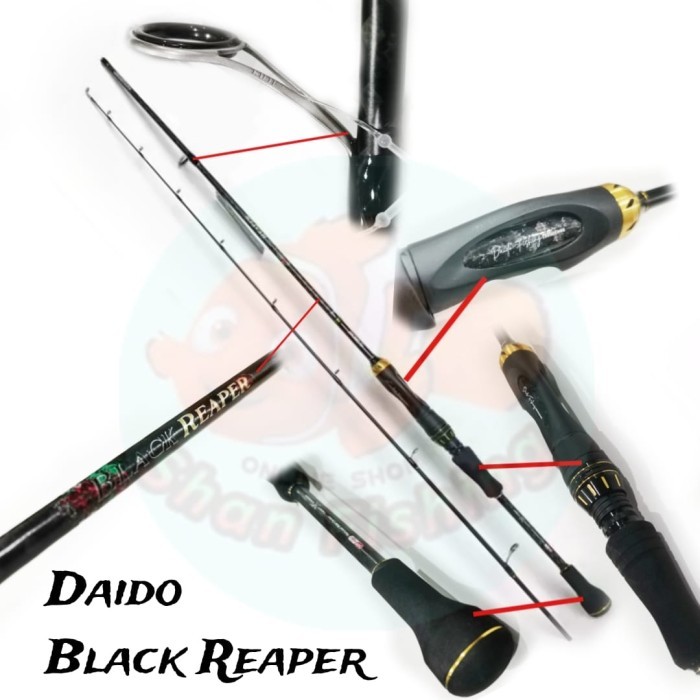 Joran Casting Joran Spinning Daido Black Reaper Fuji Guides