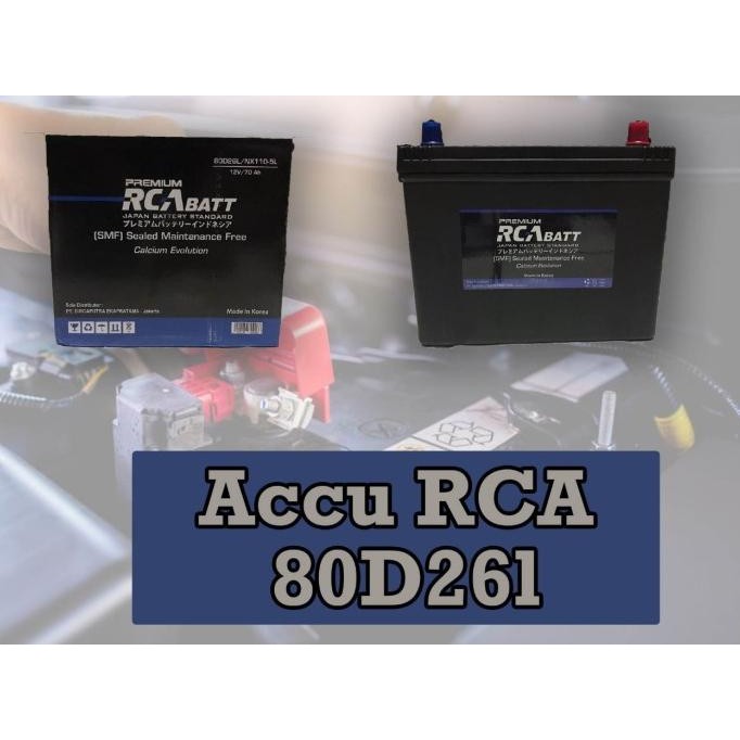 Murah Accu Mobil Rca 80D26L - 67528 -