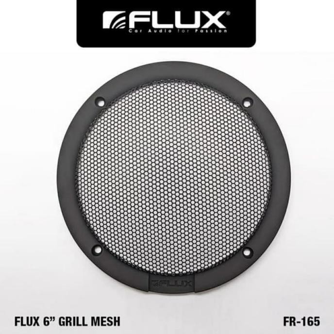 NEW GRILL SPEAKER MIDBASS 6 INCH FLUX FR-165 MESH GRILL SPEAKER