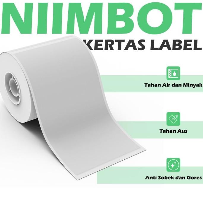 

sale! niimbot m2 kertas label transparan anti air anti minyak anti robek untuk kantor dan rumah