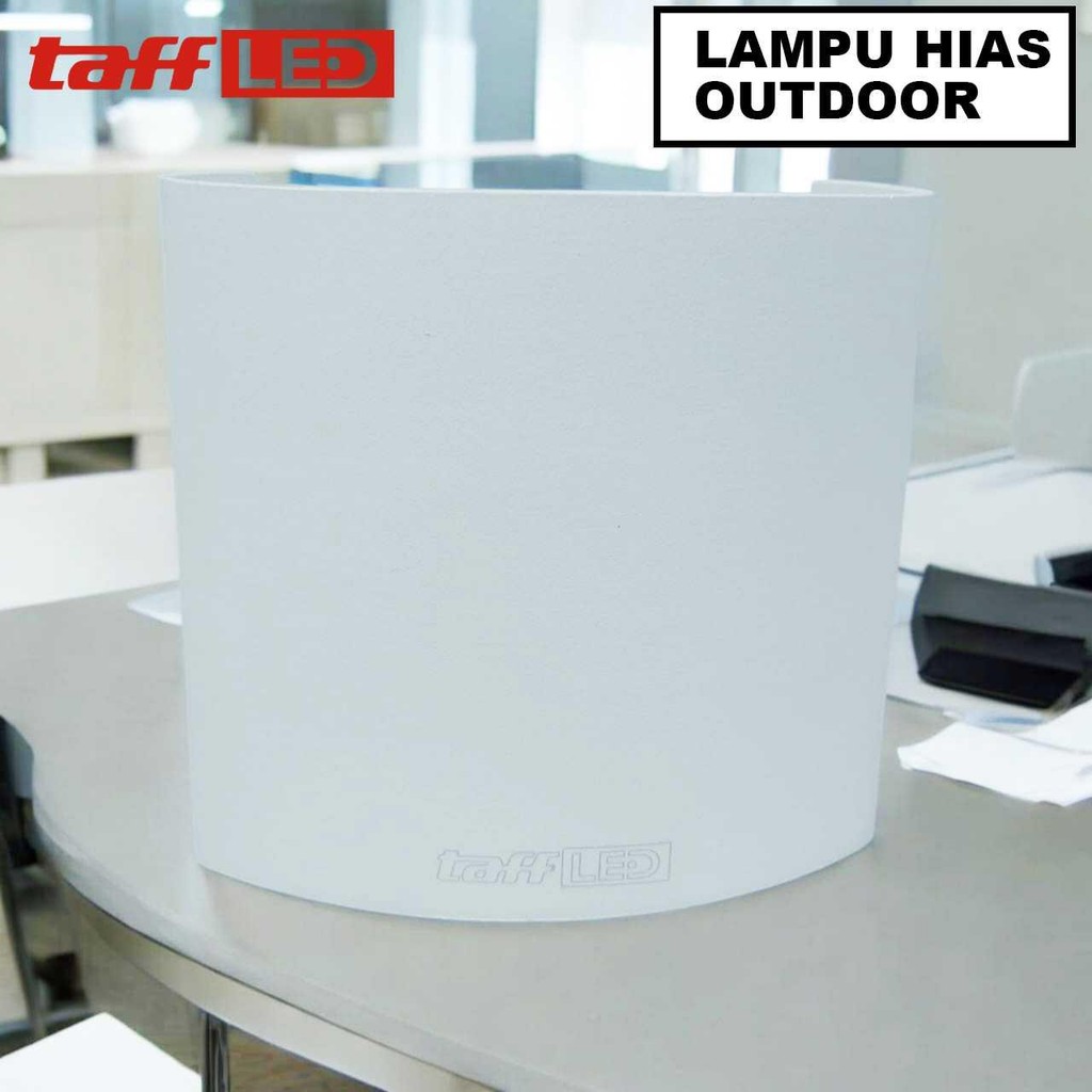 Lampu Dinding Hias Outdoor Aluminium 2W 2 LED IP65 Warm White RL-B15-2 Lampu Sorot Tenaga Gantung An