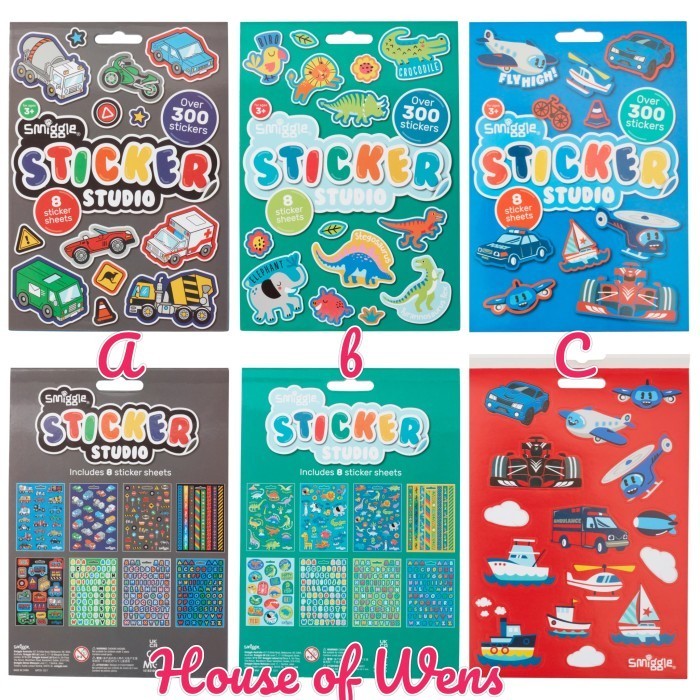 

TERBARU! SMIGGLE STICKER STUDIO BOOK ORIGINAL - BIKU STICKER ORIGINAL