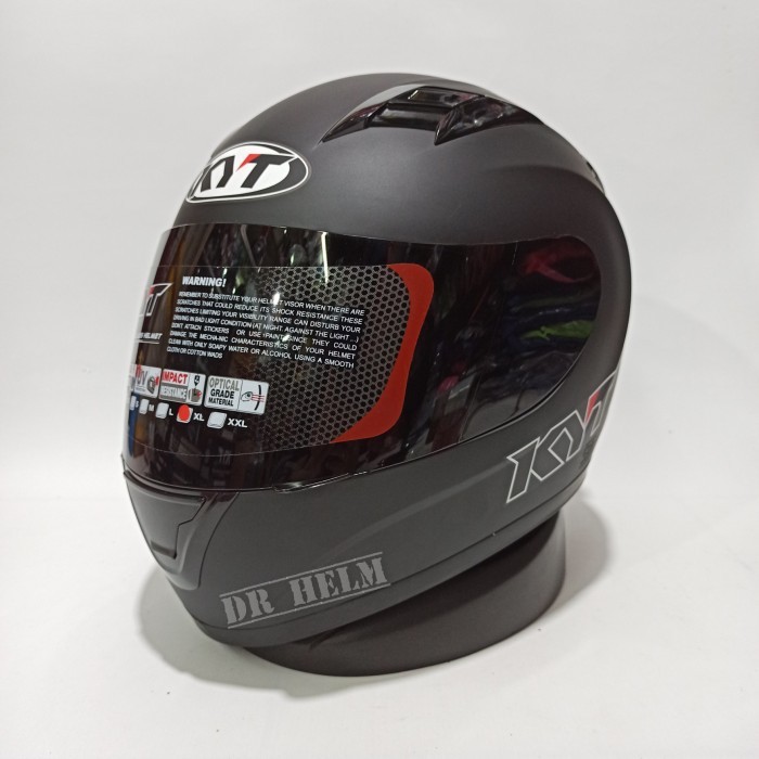 HELM KYT R10 BLA DOF HITAM DOF SIZE XXL (UKURAN XXL)