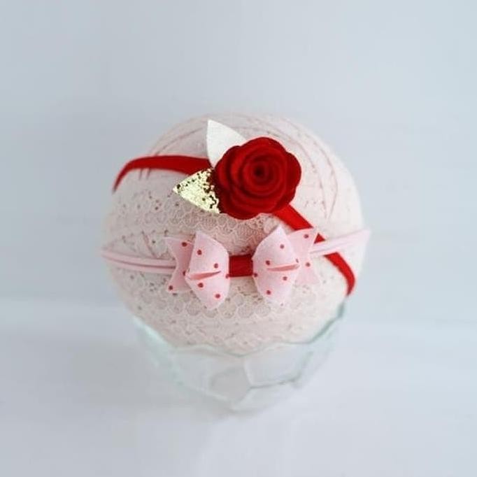 Headband - BABY SEQUOIA - ROSALIE Bandana Bayi Anak - size 0 - 12 mo WS88