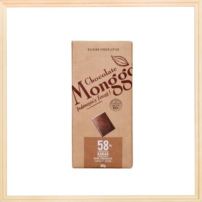 

Chocolate Monggo Dark Chocolate 58% - 80 g