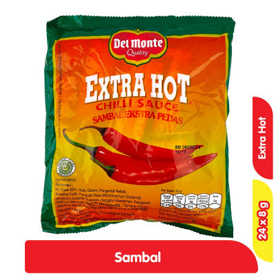 

Del Monte Sambal Ekstra Pedas 24 x 8 g