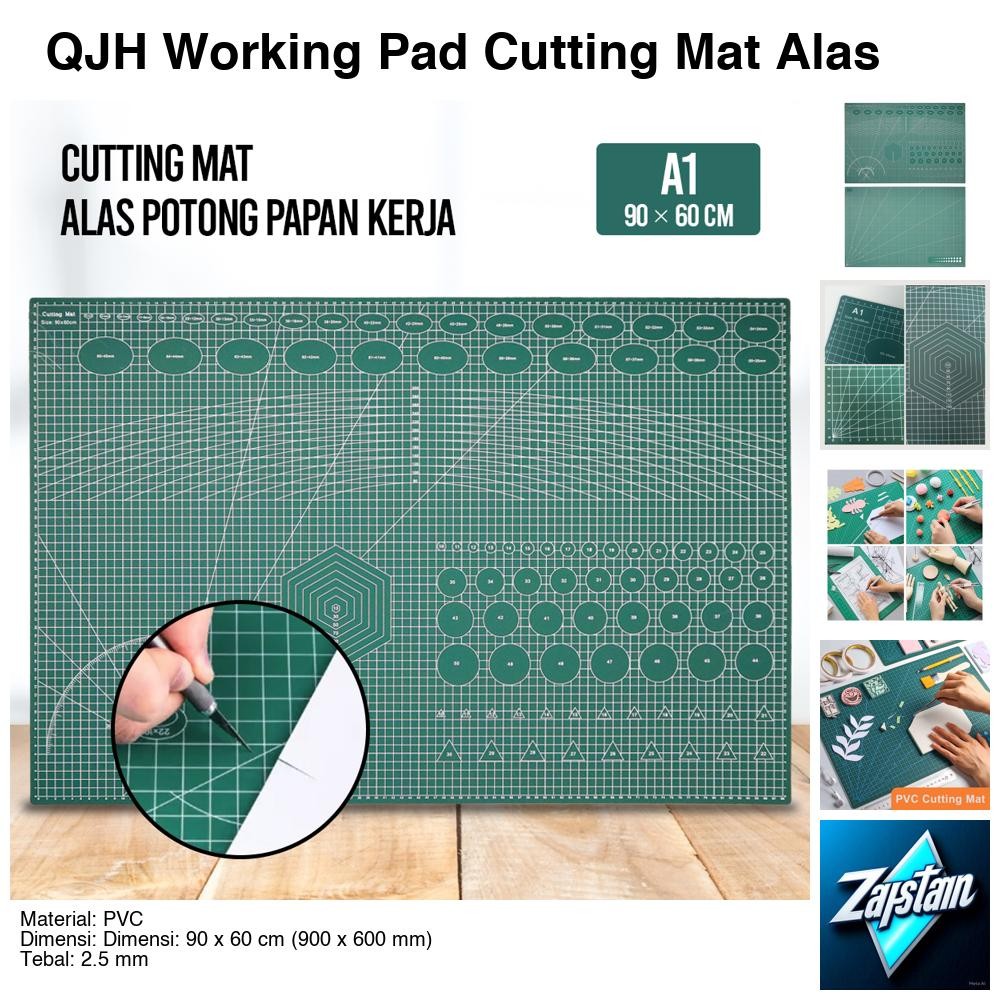 

QJH Working Pad Cutting Mat Alas Potong Papan Kerja A1 90x60cm - QJ4