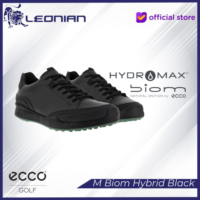 Murah Sepatu Golf Ecco M Golf Biom Hybrid Black/Black - Golf Shoes Non COD