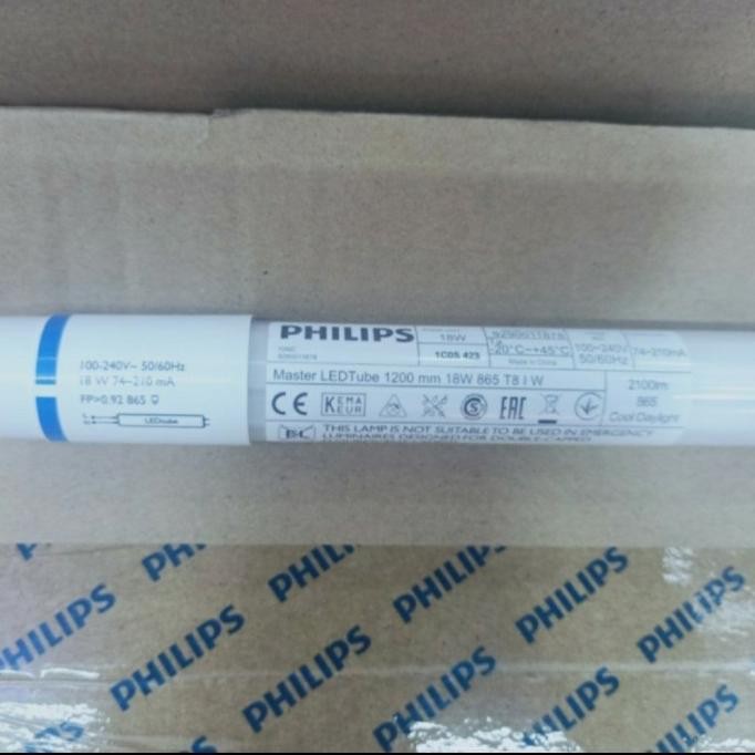 Lampu TL Philips Master Led Tube 18W /865 1200mm [ CorirC ]