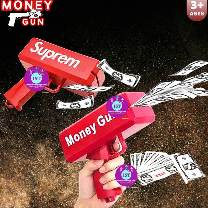 Mainan Pistol Uang Supreme