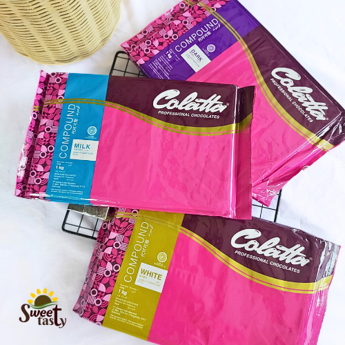 

Compound Chocolate Colatta Dark - Milk - White 1 kg / Coklat Batang