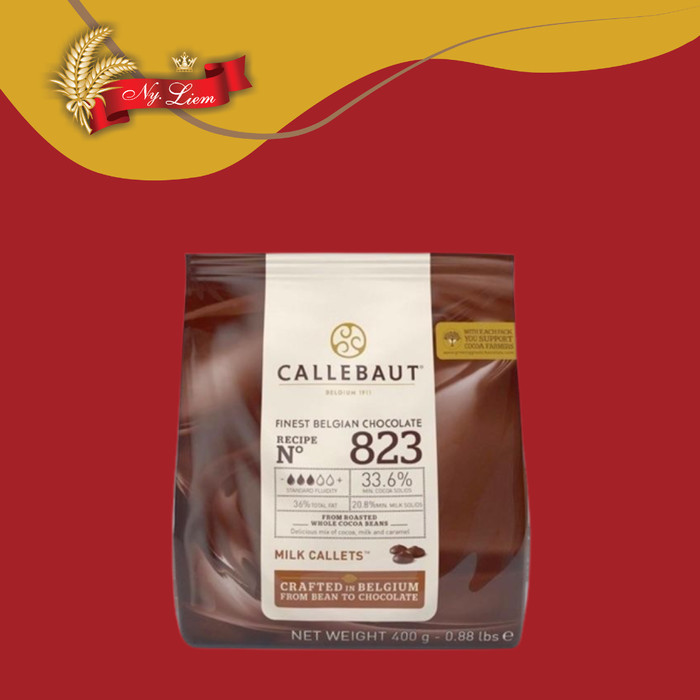 

Callebaut Chocolate Couverture Milk 823 (33,6%) 400 gram