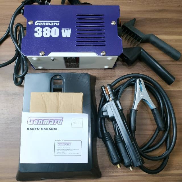 MESIN LAS LISTRIK 380 WATT GENMARU TRAVO LAS INVERTER IGBT GMR-130A