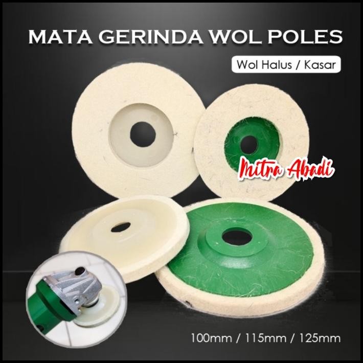 Mata Gerinda Wol Halus Kasar Poles