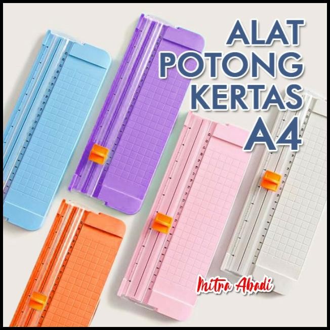 

Alat Pemotong - Potong Kertas A4 / A4 Paper Trimmer Cutter Portable