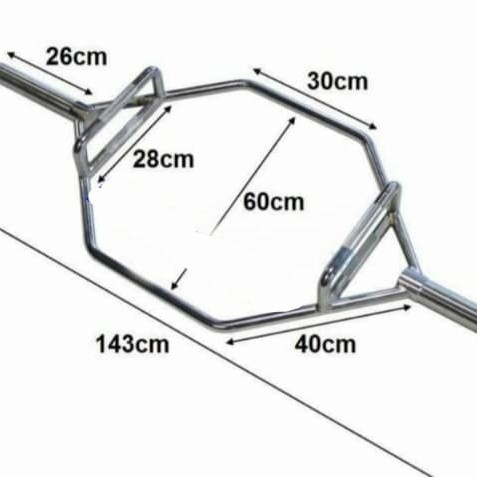 Murah OLYMPIC HEX BAR TRAP BAR SIX BORDER Non COD
