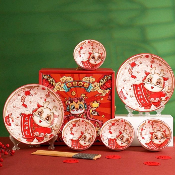 Termurah Mangkok Imlek / Mangkok Cny Hampers Imlek Gift Set
