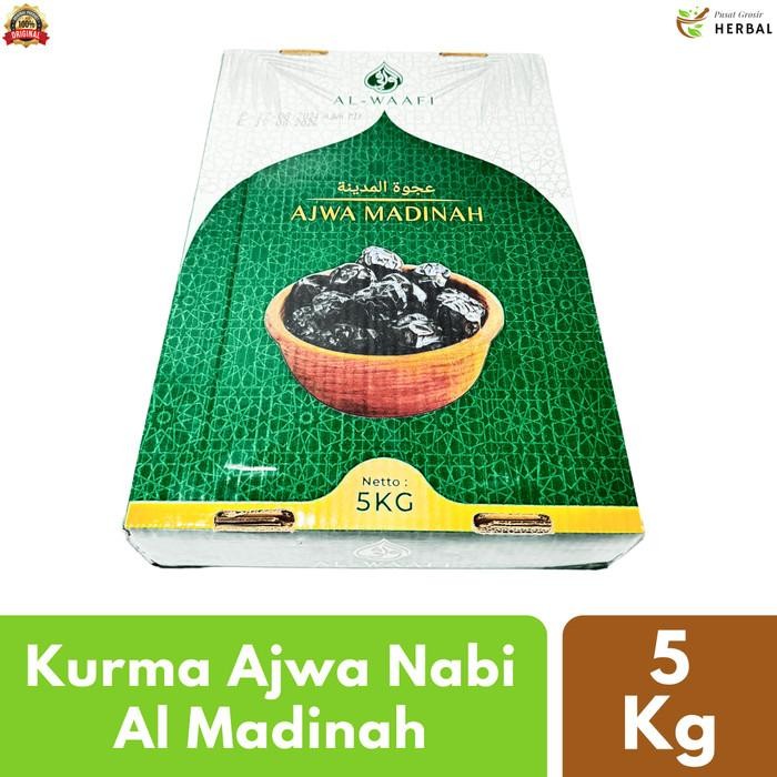 

Kurma Ajwa Nabi 5Kg Asli 100% Original Premium Madinah / Korma Azwa Oleh Oleh Haji Dan Umroh Grosir Terbaru 100 % Original