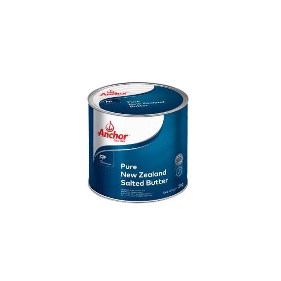 

Anchor Tinned Salted Butter 2Kg | Mentega Asin Kaleng Terlaris 100 % Original