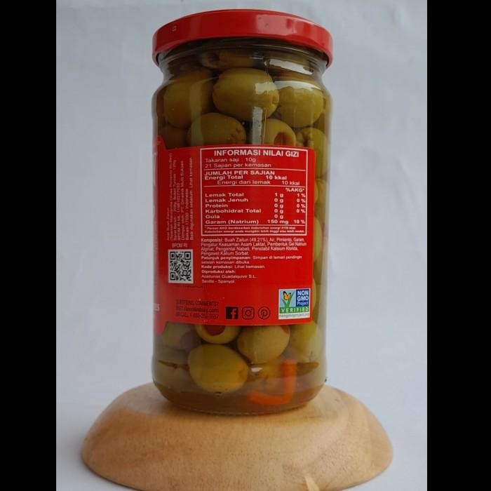 

Lindsay Pimiento / Green Olive 208Gram/ Buah Zaitun Hijau Terbaru 100 % Original