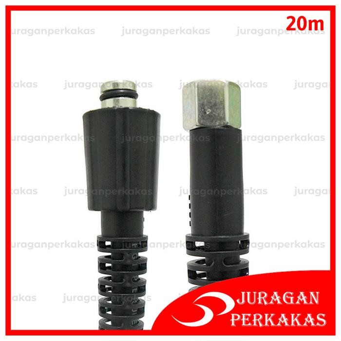 Mollar 20 Meter Selang Jet Cleaner Mesin Steam Mobil High Pressure New 100 % Original