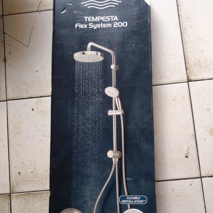 shower tiang Grohe tempesta flex system 200