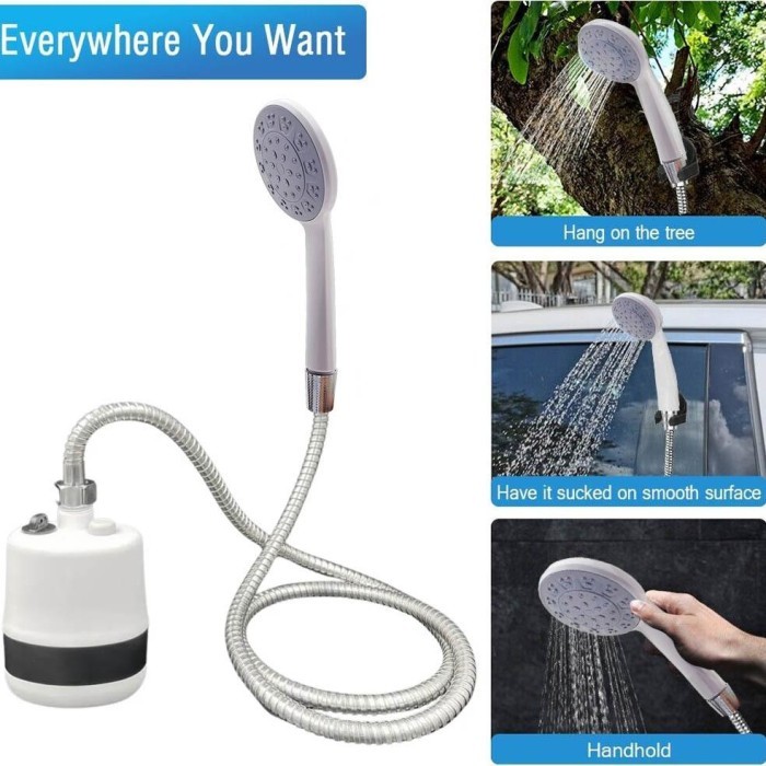 Terlaris Portable Outdoor Shower KE805 - Shower Charger Set Sistem